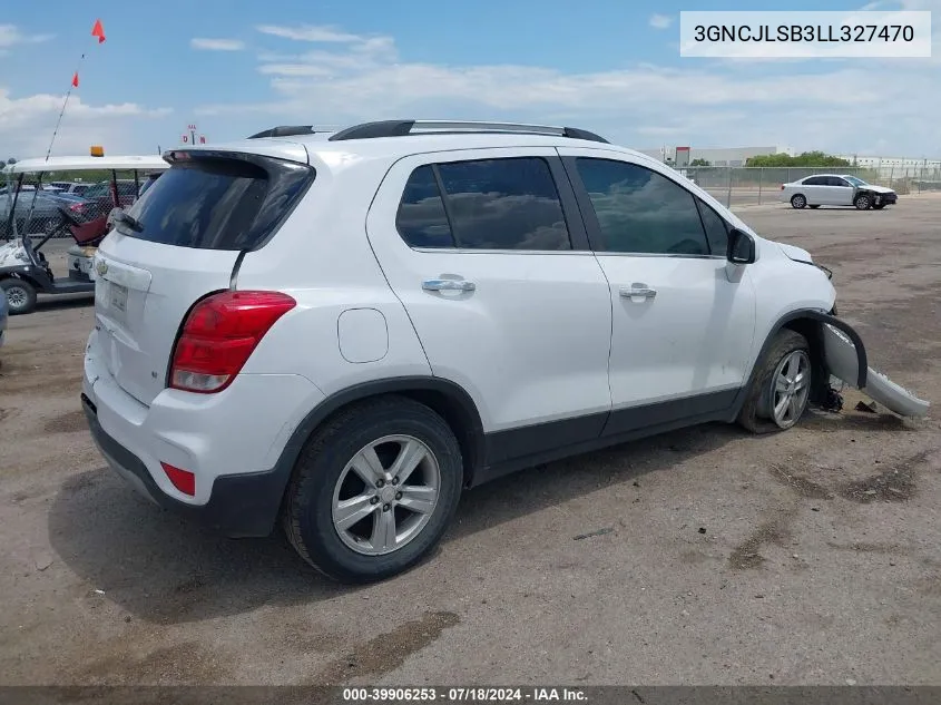 3GNCJLSB3LL327470 2020 Chevrolet Trax Fwd Lt