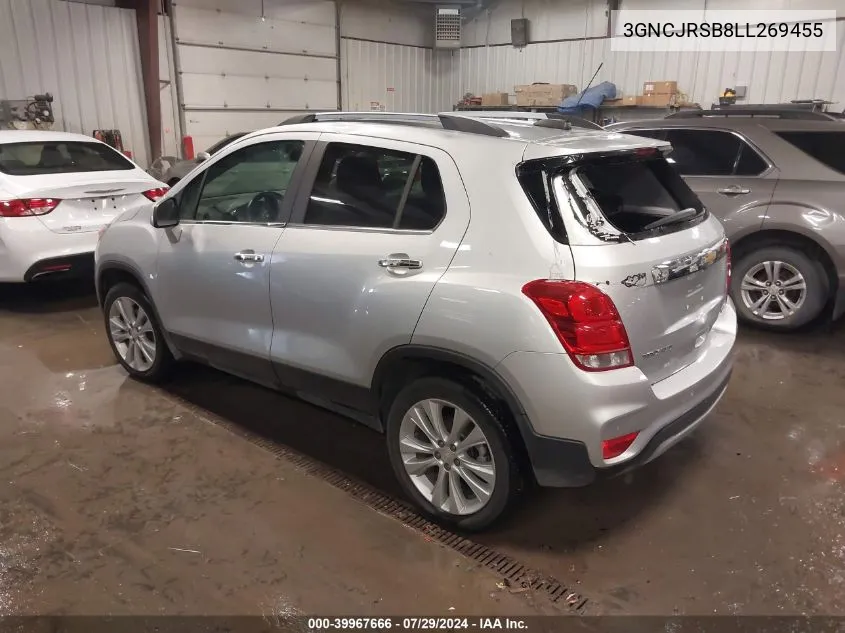 3GNCJRSB8LL269455 2020 Chevrolet Trax Awd Premier