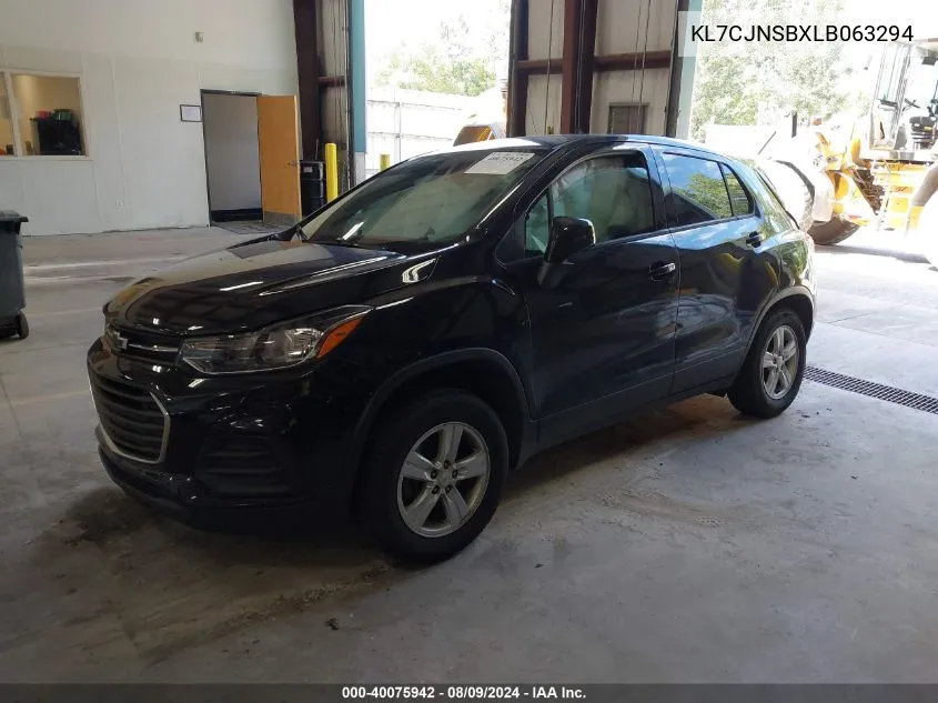 KL7CJNSBXLB063294 2020 Chevrolet Trax Awd Ls