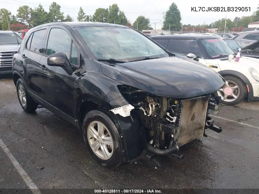 KL7CJKSB2LB329051 2020 Chevrolet Trax Fwd Ls