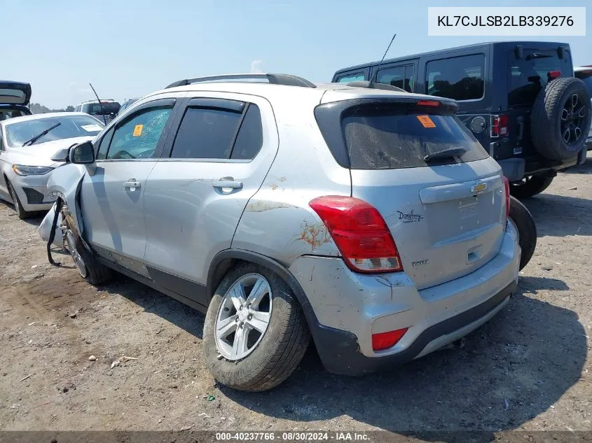 KL7CJLSB2LB339276 2020 Chevrolet Trax Fwd Lt