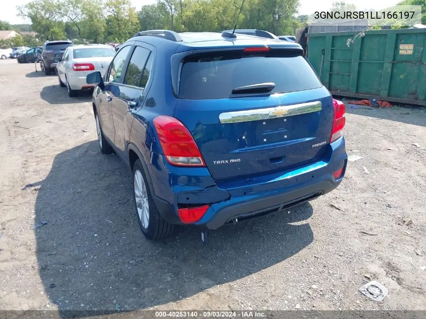 3GNCJRSB1LL166197 2020 Chevrolet Trax Awd Premier