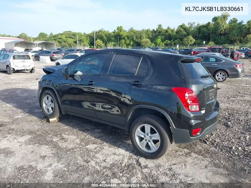 KL7CJKSB1LB330661 2020 Chevrolet Trax Ls