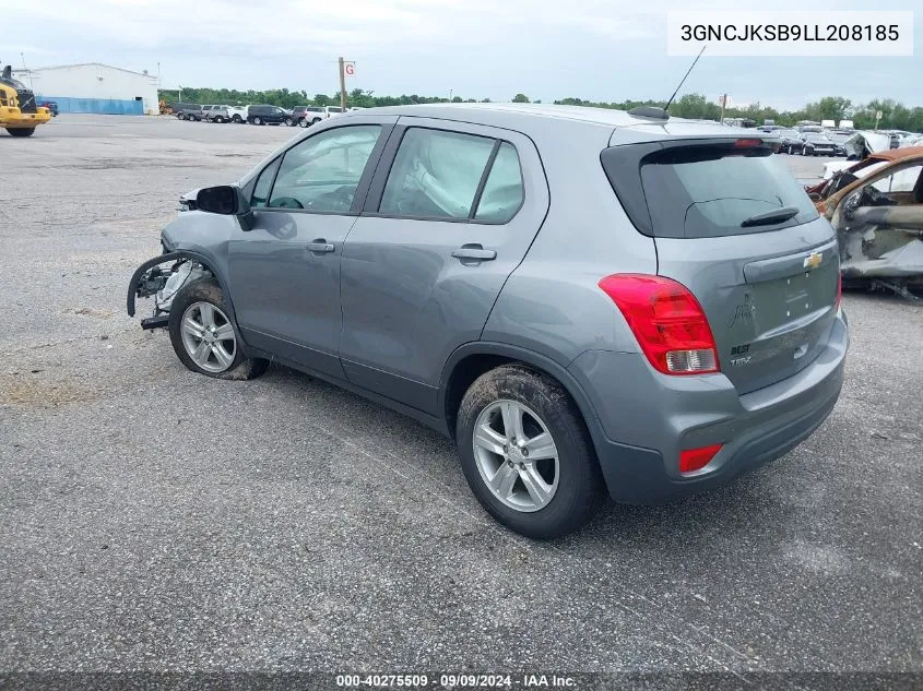 2020 Chevrolet Trax Fwd Ls VIN: 3GNCJKSB9LL208185 Lot: 40275509