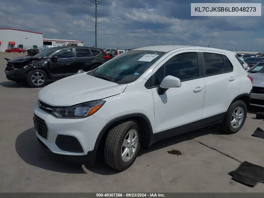 KL7CJKSB6LB048273 2020 Chevrolet Trax Fwd Ls