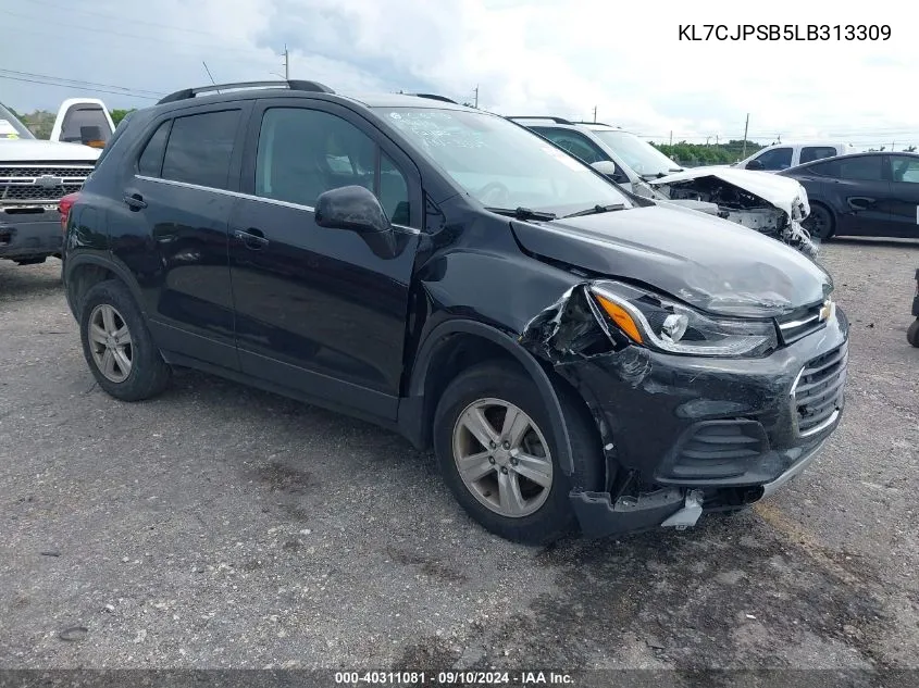 2020 Chevrolet Trax 1Lt VIN: KL7CJPSB5LB313309 Lot: 40311081