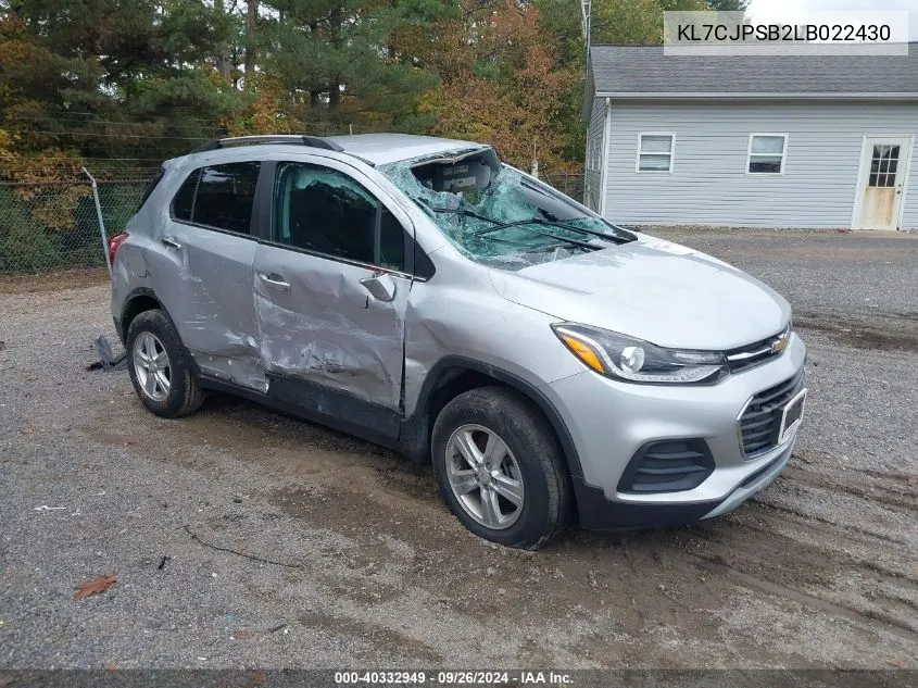 KL7CJPSB2LB022430 2020 Chevrolet Trax Awd Lt