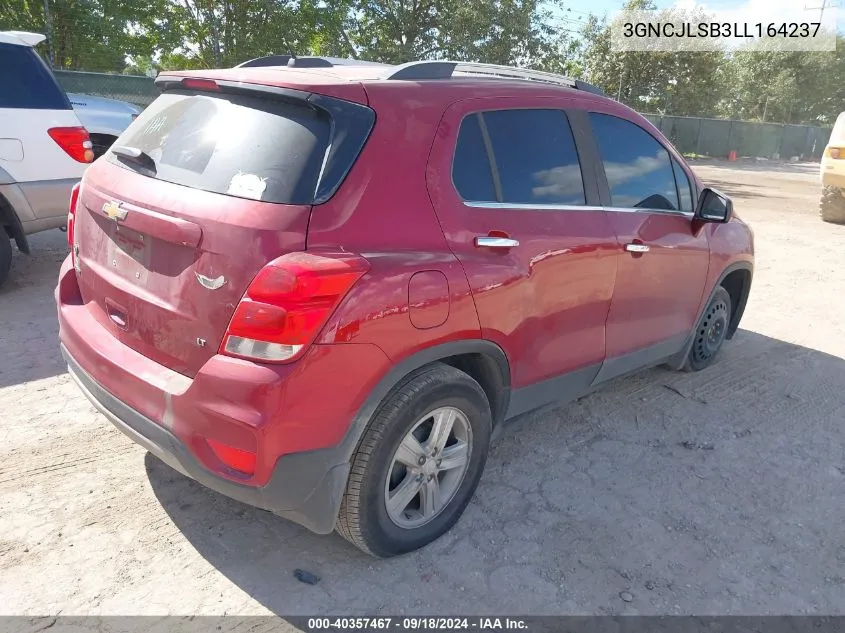 3GNCJLSB3LL164237 2020 Chevrolet Trax Fwd Lt