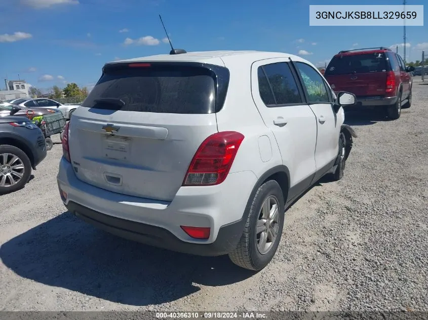 2020 Chevrolet Trax Fwd Ls VIN: 3GNCJKSB8LL329659 Lot: 40366310