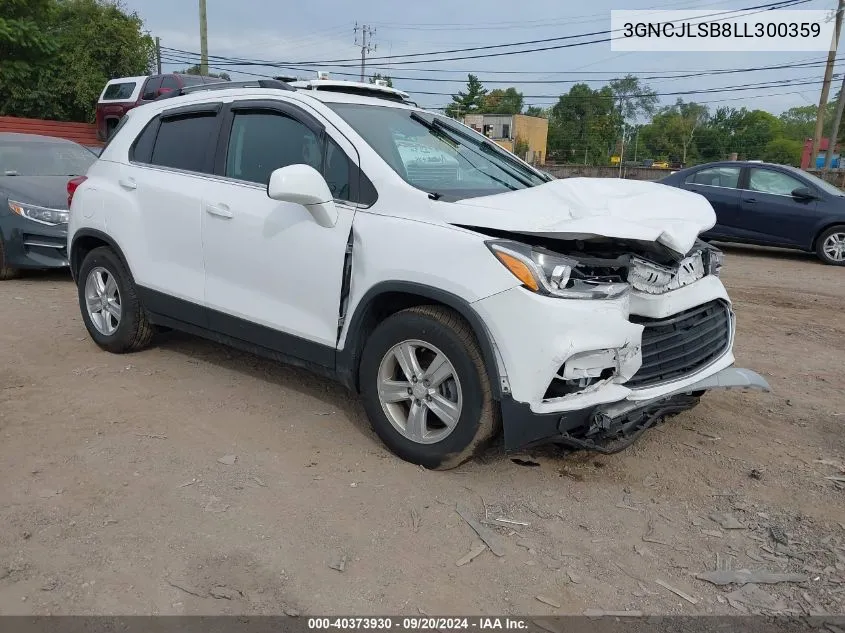 2020 Chevrolet Trax Fwd Lt VIN: 3GNCJLSB8LL300359 Lot: 40373930