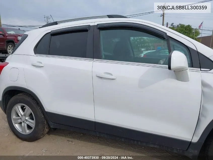 2020 Chevrolet Trax Fwd Lt VIN: 3GNCJLSB8LL300359 Lot: 40373930