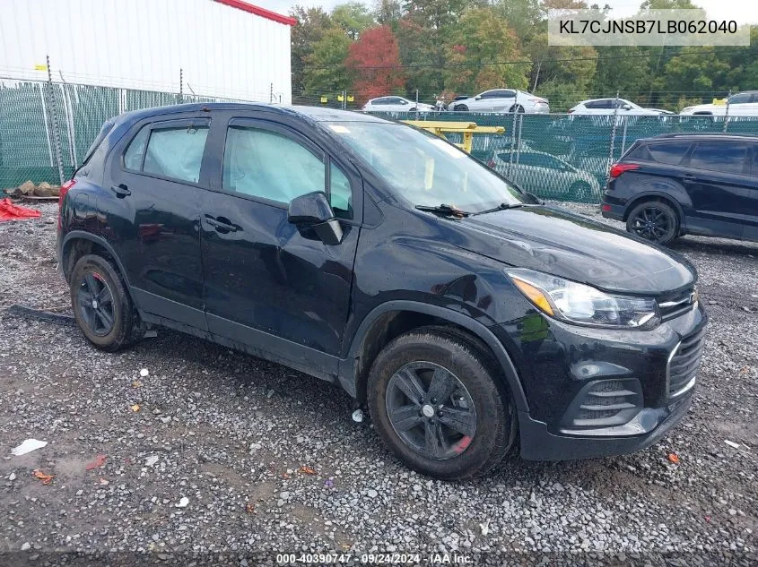 KL7CJNSB7LB062040 2020 Chevrolet Trax Ls