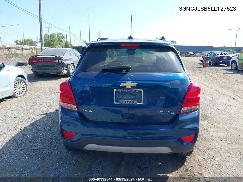 2020 Chevrolet Trax Fwd Lt VIN: 3GNCJLSB6LL127523 Lot: 40392641