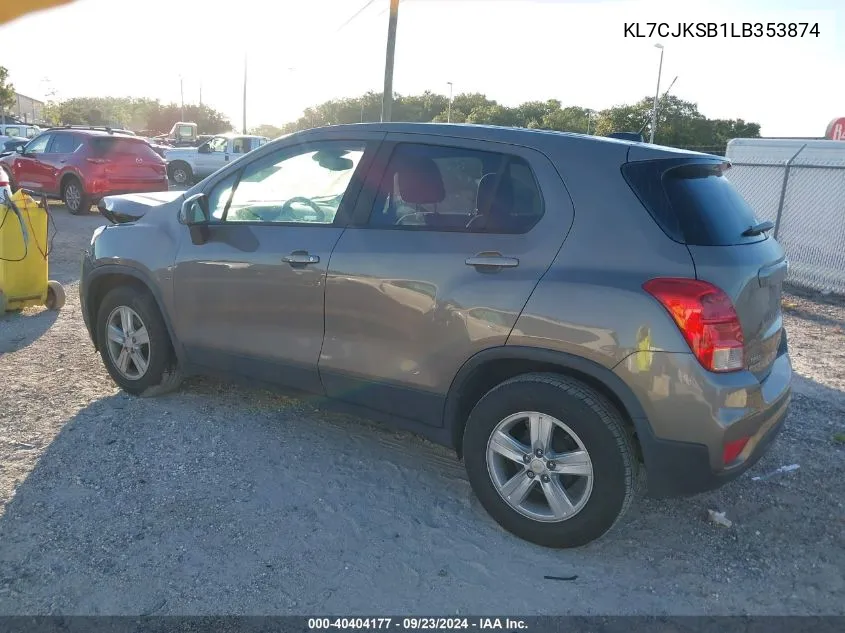 KL7CJKSB1LB353874 2020 Chevrolet Trax Ls