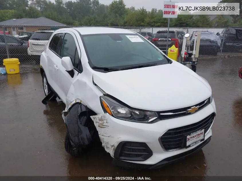 KL7CJKSB9LB023738 2020 Chevrolet Trax Fwd Ls