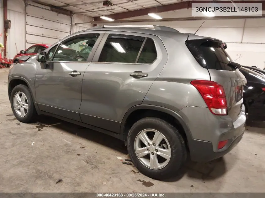 3GNCJPSB2LL148103 2020 Chevrolet Trax Awd Lt