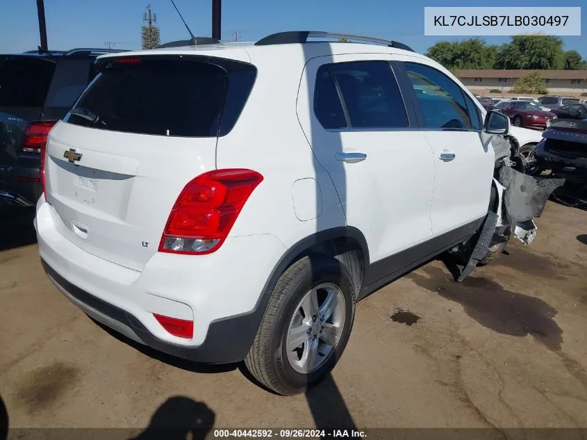 2020 Chevrolet Trax 1Lt VIN: KL7CJLSB7LB030497 Lot: 40442592