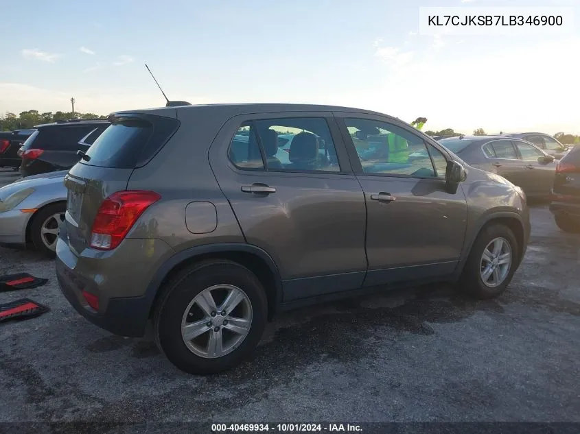 KL7CJKSB7LB346900 2020 Chevrolet Trax Ls