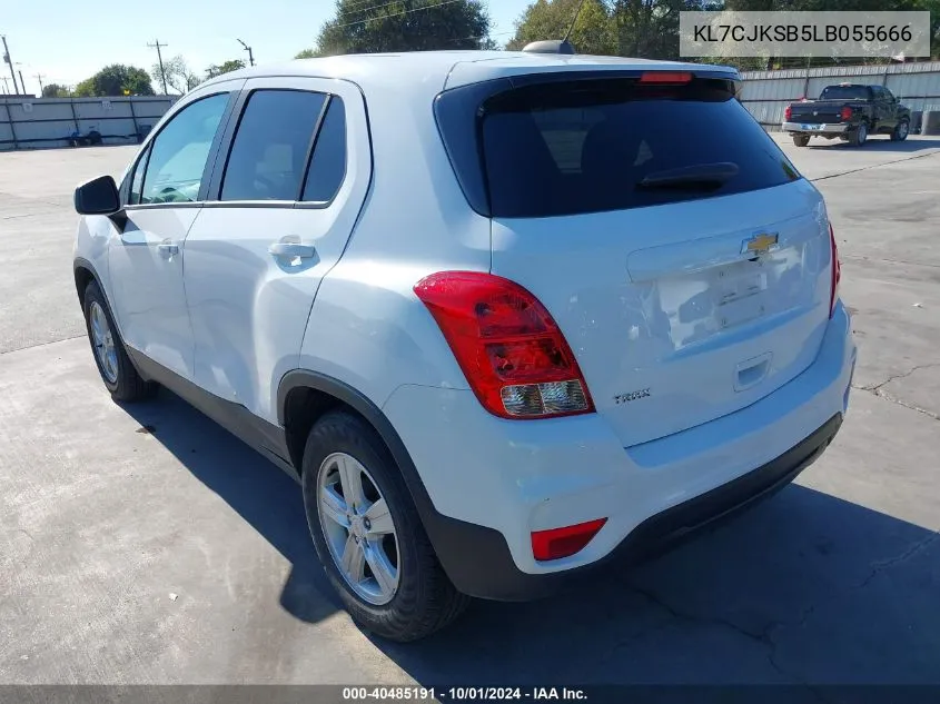 2020 Chevrolet Trax Fwd Ls VIN: KL7CJKSB5LB055666 Lot: 40485191