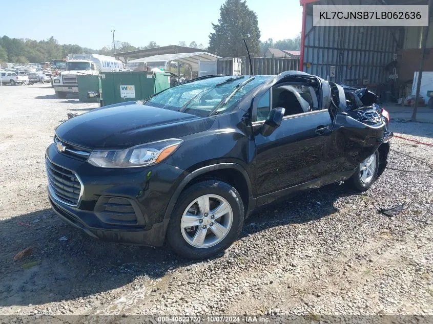 2020 Chevrolet Trax Awd Ls VIN: KL7CJNSB7LB062636 Lot: 40523730