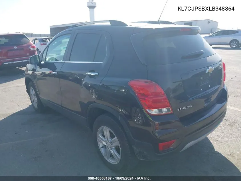 KL7CJPSBXLB348864 2020 Chevrolet Trax Awd Lt