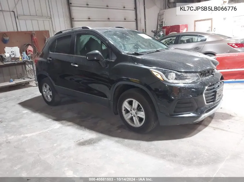 2020 Chevrolet Trax 1Lt VIN: KL7CJPSB5LB066776 Lot: 40581503