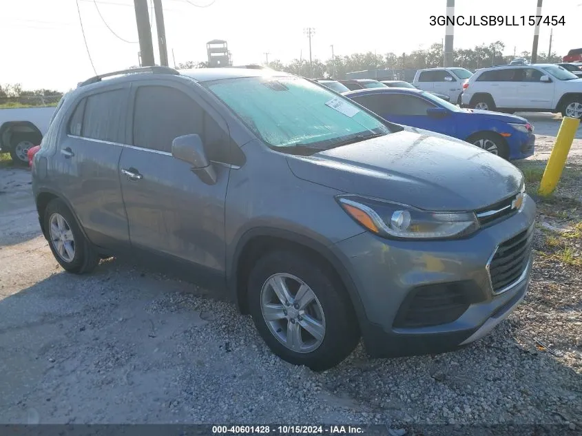 2020 Chevrolet Trax Fwd Lt VIN: 3GNCJLSB9LL157454 Lot: 40601428