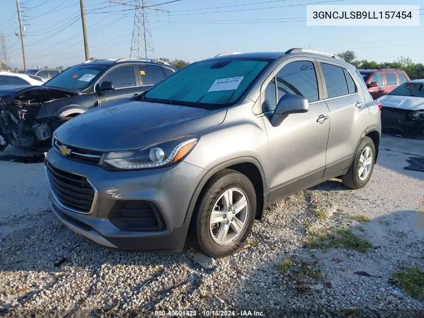 2020 Chevrolet Trax Fwd Lt VIN: 3GNCJLSB9LL157454 Lot: 40601428