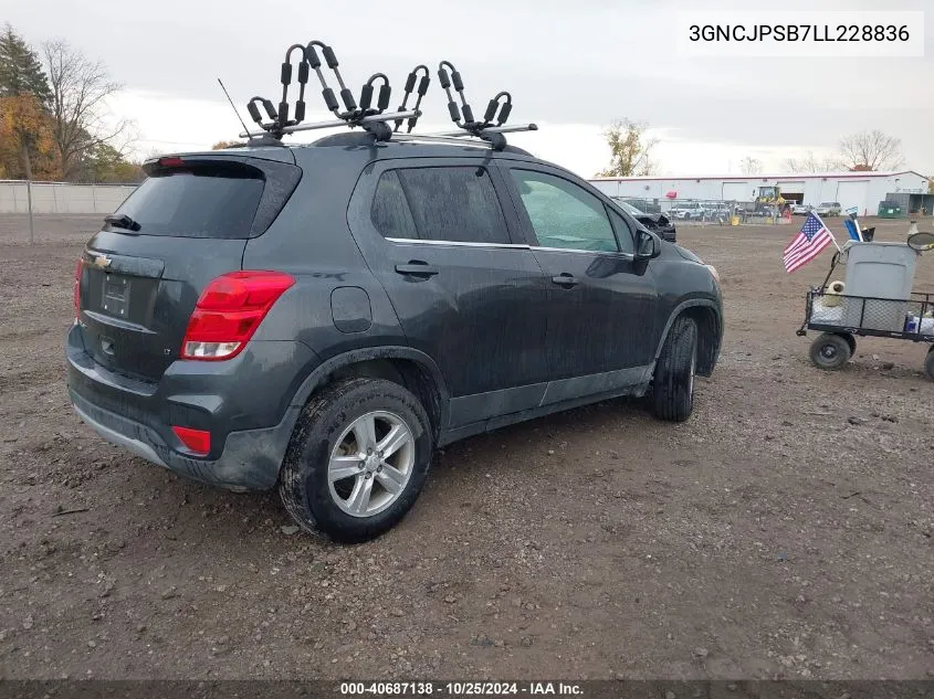 3GNCJPSB7LL228836 2020 Chevrolet Trax Awd Lt