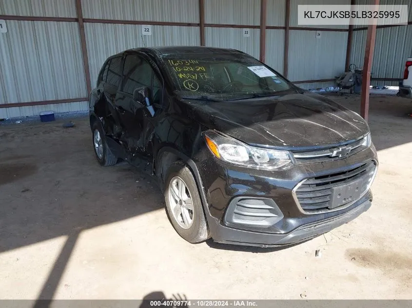 2020 Chevrolet Trax Fwd Ls VIN: KL7CJKSB5LB325995 Lot: 40709774