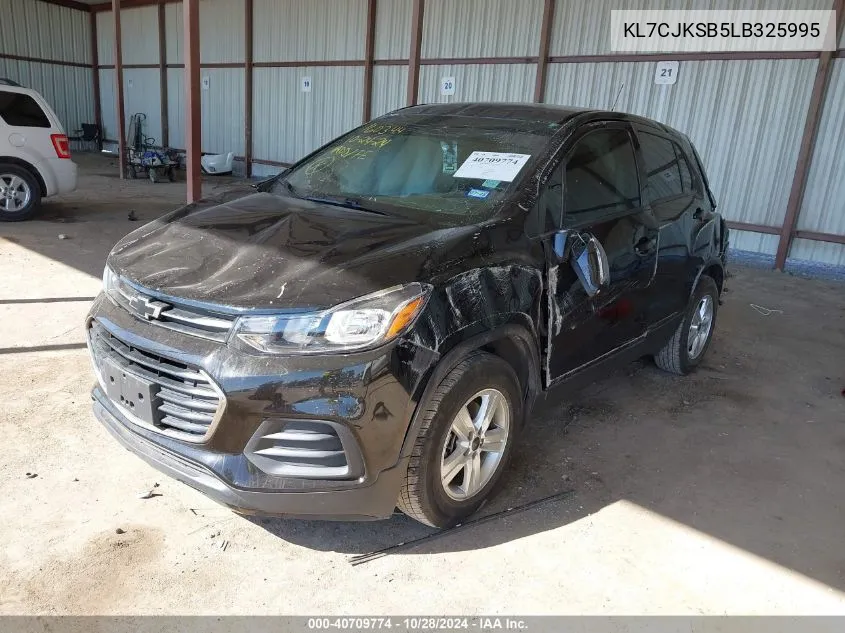 2020 Chevrolet Trax Fwd Ls VIN: KL7CJKSB5LB325995 Lot: 40709774