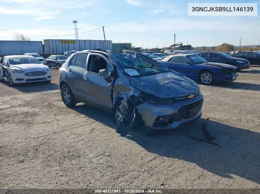 2020 Chevrolet Trax Fwd Ls VIN: 3GNCJKSB9LL146139 Lot: 40721941