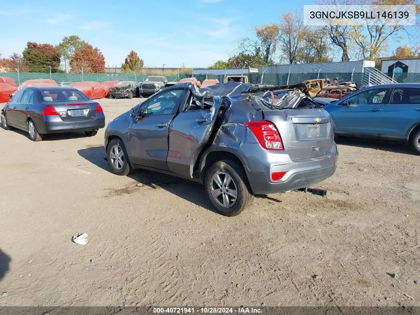 2020 Chevrolet Trax Fwd Ls VIN: 3GNCJKSB9LL146139 Lot: 40721941