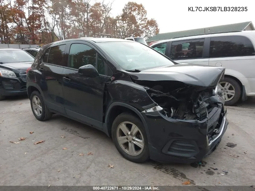 2020 Chevrolet Trax Fwd Ls VIN: KL7CJKSB7LB328235 Lot: 40722671