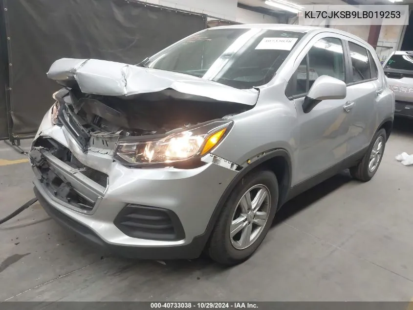 2020 Chevrolet Trax Fwd Ls VIN: KL7CJKSB9LB019253 Lot: 40733038