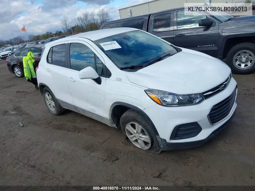 2020 Chevrolet Trax Fwd Ls VIN: KL7CJKSB9LB089013 Lot: 40818070