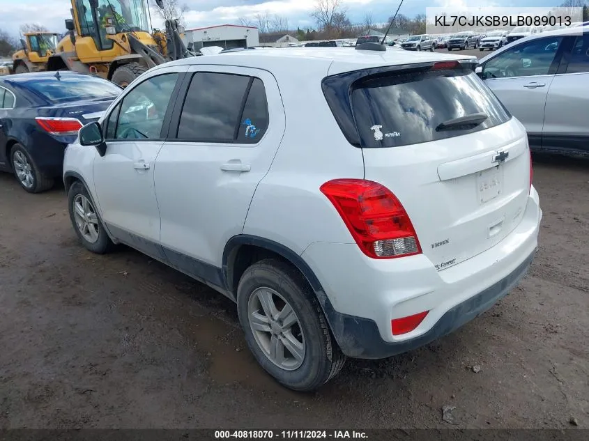 2020 Chevrolet Trax Fwd Ls VIN: KL7CJKSB9LB089013 Lot: 40818070