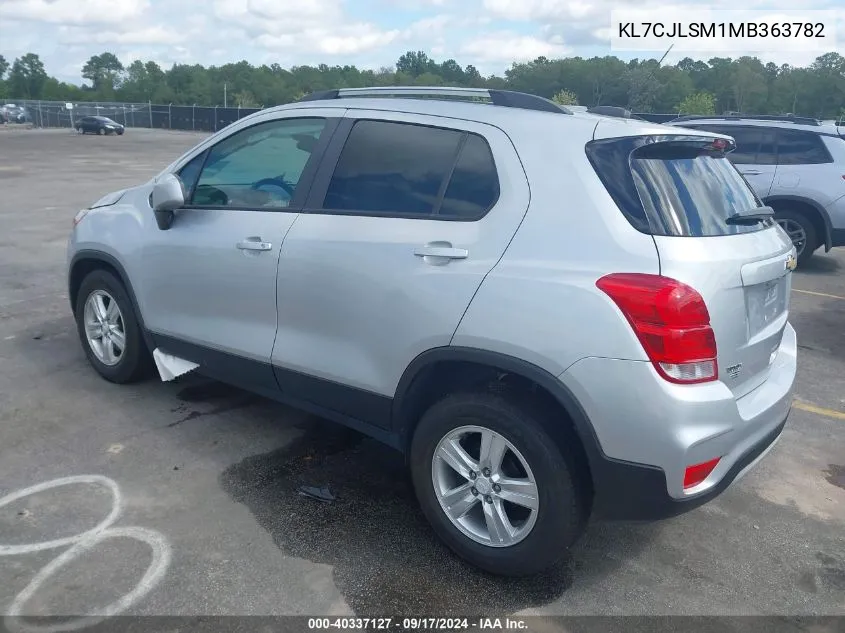 KL7CJLSM1MB363782 2021 Chevrolet Trax Fwd Lt