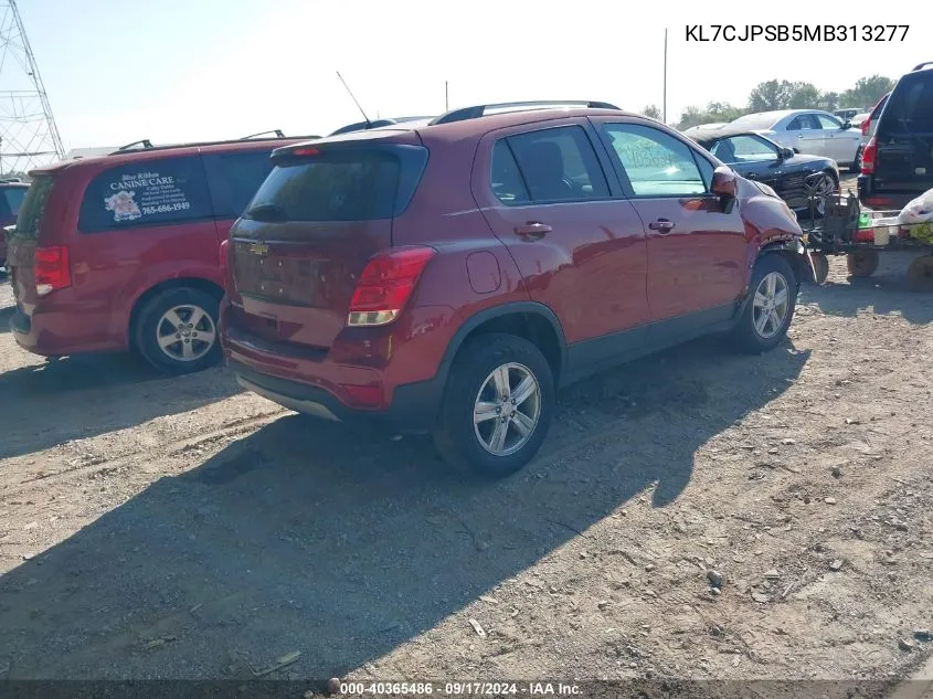 KL7CJPSB5MB313277 2021 Chevrolet Trax Awd Lt