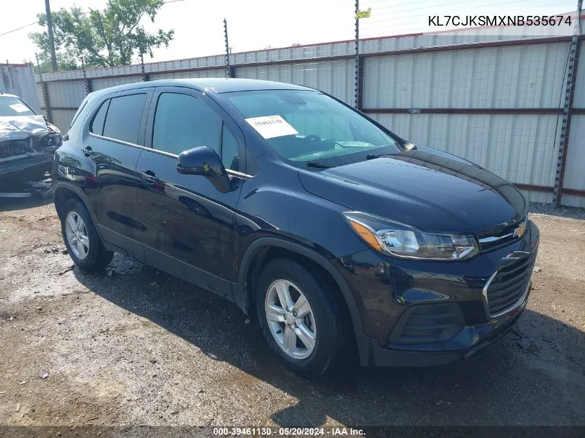 KL7CJKSMXNB535674 2022 Chevrolet Trax Fwd Ls