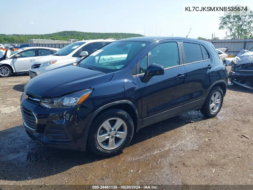 KL7CJKSMXNB535674 2022 Chevrolet Trax Fwd Ls