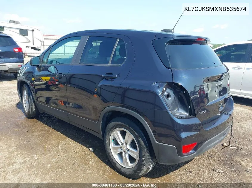 KL7CJKSMXNB535674 2022 Chevrolet Trax Fwd Ls