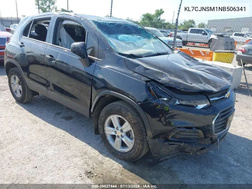 2022 Chevrolet Trax Awd Ls VIN: KL7CJNSM1NB506341 Lot: 39827444