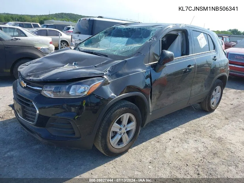 2022 Chevrolet Trax Awd Ls VIN: KL7CJNSM1NB506341 Lot: 39827444