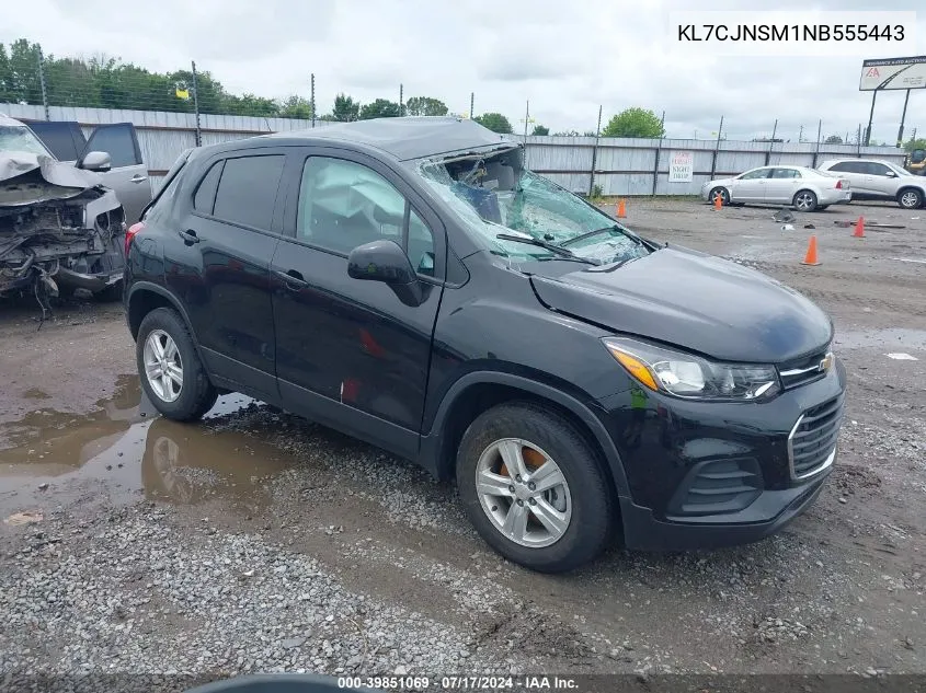 2022 Chevrolet Trax Awd Ls VIN: KL7CJNSM1NB555443 Lot: 39851069