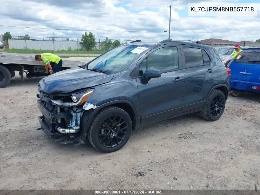 2022 Chevrolet Trax Awd Lt VIN: KL7CJPSM8NB557718 Lot: 39890061