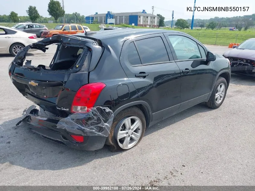 2022 Chevrolet Trax Awd Ls VIN: KL7CJNSM8NB550157 Lot: 39952108