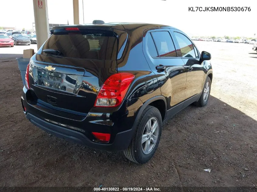 KL7CJKSM0NB530676 2022 Chevrolet Trax Fwd Ls