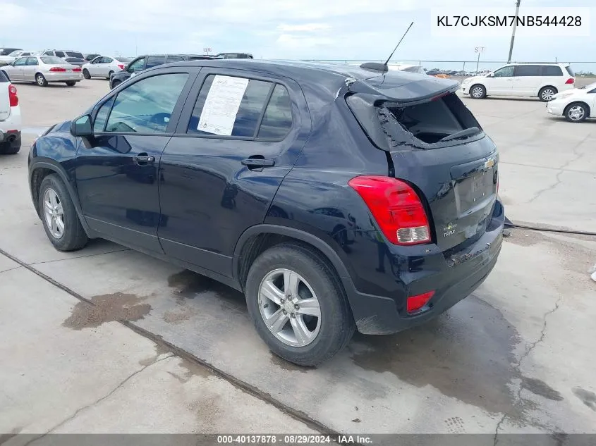 KL7CJKSM7NB544428 2022 Chevrolet Trax Fwd Ls