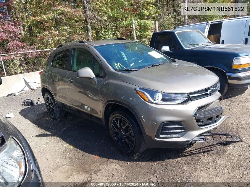 2022 Chevrolet Trax Awd Lt VIN: KL7CJPSM1NB561822 Lot: 40579659